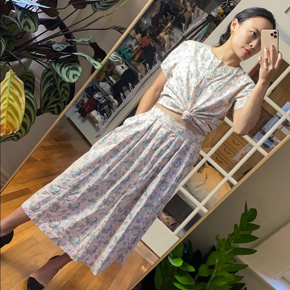 Vintage Dresses & Skirts - Vintage Cotton Co-Ord
